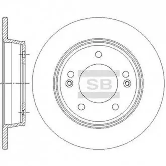 Диск гальм. Hi-Q (SANGSIN) SD1085