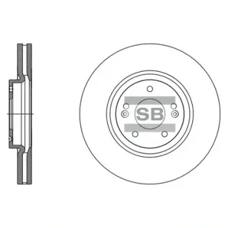 Диск гальмівний Hi-Q (SANGSIN) SD1132