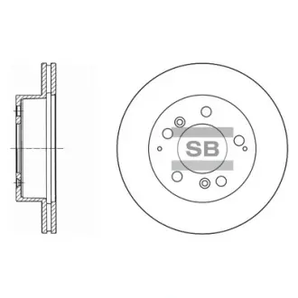 Диск тормозной Hi-Q (SANGSIN) SD3014