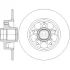 Диск тормозной (кратно 2) задний Renault Fluence (10-) (D=260.0mm) Hi-Q (SANGSIN) SD3070 (фото 1)