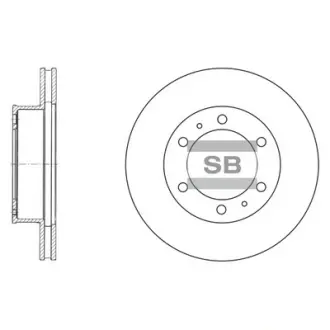 Диск гальмівний Hi-Q (SANGSIN) SD4011