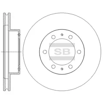 Гальмівний диск передній Hi-Q (SANGSIN) SD4030