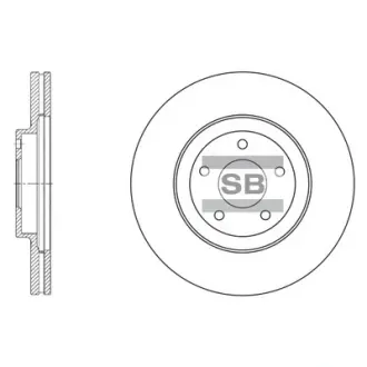 Диск тормозной Hi-Q (SANGSIN) SD4210