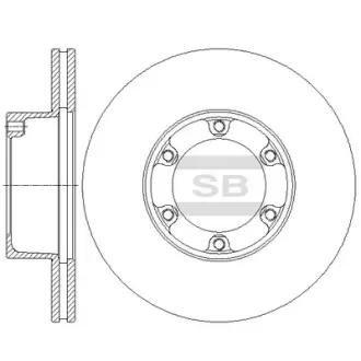 Диск тормозной Hi-Q (SANGSIN) SD4411