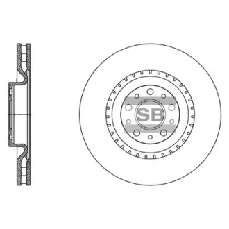 Гальмівний диск передній Hi-Q (SANGSIN) SD5503