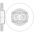 Диск гальмівний (кратно 2) передній (вентильований) Volvo XC90 (13-) (D=335.8mm) HI-Q Hi-Q (SANGSIN) SD6106 (фото 1)