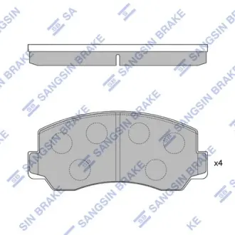 Колодки дискового тормоза Hi-Q (SANGSIN) SP1057