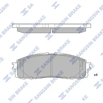 Колодки дискового тормоза Hi-Q (SANGSIN) SP1123
