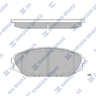 Колодки дискового тормоза Hi-Q (SANGSIN) SP1271