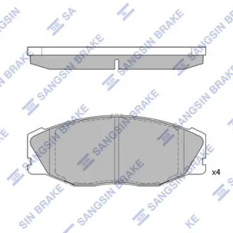 Колодки дискового тормоза Hi-Q (SANGSIN) SP1421