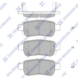Комплект гальмівних колодок Hi-Q (SANGSIN) SP1428