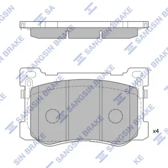 Колодки дискового тормоза Hi-Q (SANGSIN) SP1547