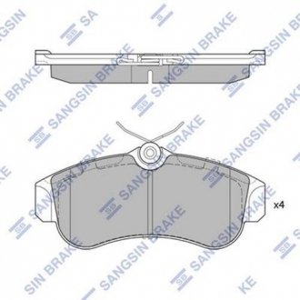 Гальмiвнi колодки кт. Hi-Q (SANGSIN) SP1581