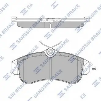 Колодки дискового тормоза Hi-Q (SANGSIN) SP1581