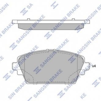 КОЛОДКИ ГАЛЬМ. Hi-Q (SANGSIN) SP1582