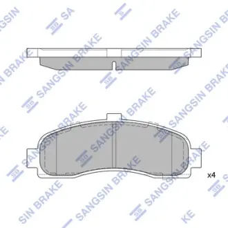 Колодки дискового тормоза Hi-Q (SANGSIN) SP1586
