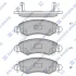Колодки тормозные передние Opel Agila (A) (-07), Subaru Justy III (G3X) (-07), S Hi-Q (SANGSIN) SP1601 (фото 1)
