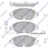Колодки гальмівні передні Audi A3 (13-), Seat Leon (12-), Skoda Octavia (12-), VW Golf VII (12-) HI-Q Hi-Q (SANGSIN) SP1678 (фото 1)