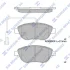 Колодки гальмівні передні Fiat Liana (07-), Punto (05-), Fiat 500 (08-) HI-Q Hi-Q (SANGSIN) SP1746 (фото 1)
