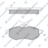Колодки гальмівні передні (p/spring 4шт) Citroen C2 (JM) (03-), C3 I (FC) (02-) HI-Q Hi-Q (SANGSIN) SP1747 (фото 1)