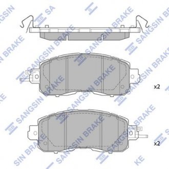 КОЛОДКИ ГАЛЬМ. Hi-Q (SANGSIN) SP1765