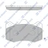 Колодки гальмівні передні Renault Thalia (LB0/1/2), Seat Leon (1M1) (02-) HI-Q Hi-Q (SANGSIN) SP1835 (фото 1)