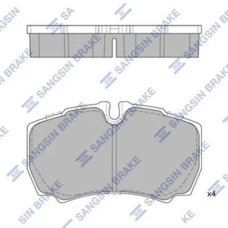 Колодки тормозные задние Hi-Q (SANGSIN) SP1843
