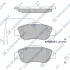 Колодки гальмівні передні Fiat 500 (312) (07-), Ford KA (08-) HI-Q Hi-Q (SANGSIN) SP1873 (фото 1)