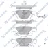 Колодки гальмівні задні Dodge Durango (-20), Jeep Grand Cherokee IV (WK,WK2) (11-) HI-Q Hi-Q (SANGSIN) SP1946 (фото 1)