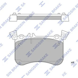 Колодки тормозные передние MB A-Klass (13-), B200 (W246, W242) (11-) Hi-Q (SANGSIN) SP1954A