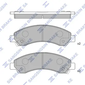 Колодки дискового тормоза Hi-Q (SANGSIN) SP2088