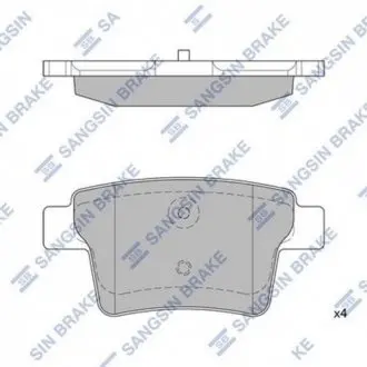 Комплект гальмівних колодок Hi-Q (SANGSIN) SP2095