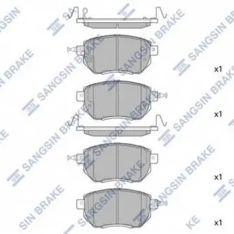 Колодки гальм. Hi-Q (SANGSIN) SP2107