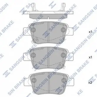 КОЛОДКИ ГАЛЬМ. Hi-Q (SANGSIN) SP2184