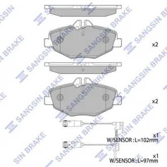 Колодки дискового тормоза Hi-Q (SANGSIN) SP2194