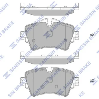 Колодки тормозные передние MINI Cooper Clubman (19-) Hi-Q (SANGSIN) SP4005