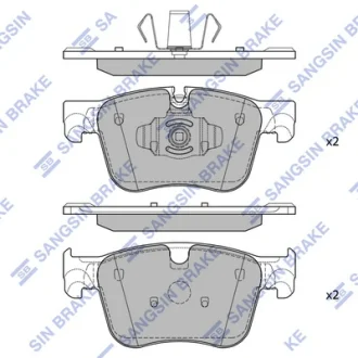 Колодки гальмівні передні Citroen Berlingo (18-), Opel Combo (18-), Peugeot 508 II (18-) HI-Q Hi-Q (SANGSIN) SP4032A