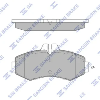 Колодки гальмівні передні MB Vito (-03)  HI-Q Hi-Q (SANGSIN) SP4049