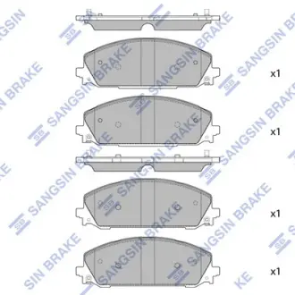 Комплект гальмівних колодок Hi-Q (SANGSIN) SP4087