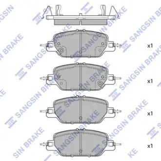 Колодки дискового тормоза Hi-Q (SANGSIN) SP4177
