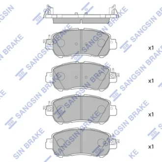 Колодки дискового тормоза Hi-Q (SANGSIN) SP4263