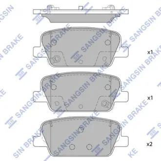 Комплект гальмівних колодок Hi-Q (SANGSIN) SP4328