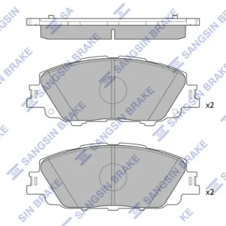 Колодки гальмівні передні Toyota Corolla (19-)  HI-Q Hi-Q (SANGSIN) SP4340