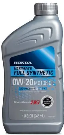 Олива моторна синтетична 0W-20 Ultimate FULL SYNTHETIC, SP/GF-6 (0.936л) HONDA 08798-9037 (фото 1)