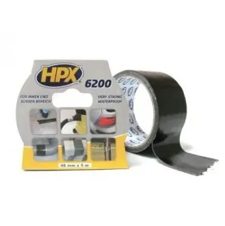 Арм. стрічка 50мм х 5м чорна HPX CS5005