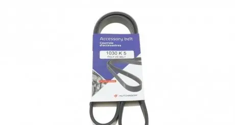 Ремінь генератора (поліклиновий) HUTCHINSON 1030 K 5