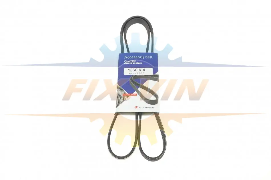 Ремінь генератора Ford Kuga II 2.0/2.5 13- HUTCHINSON 1360 K 4 (фото 1)
