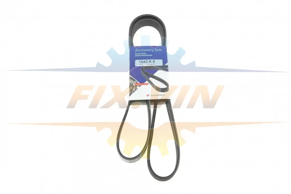 Ремінь генератора VW Golf/BMW/Ford/Opel (6PK1540) HUTCHINSON 1540 K 6 (фото 1)