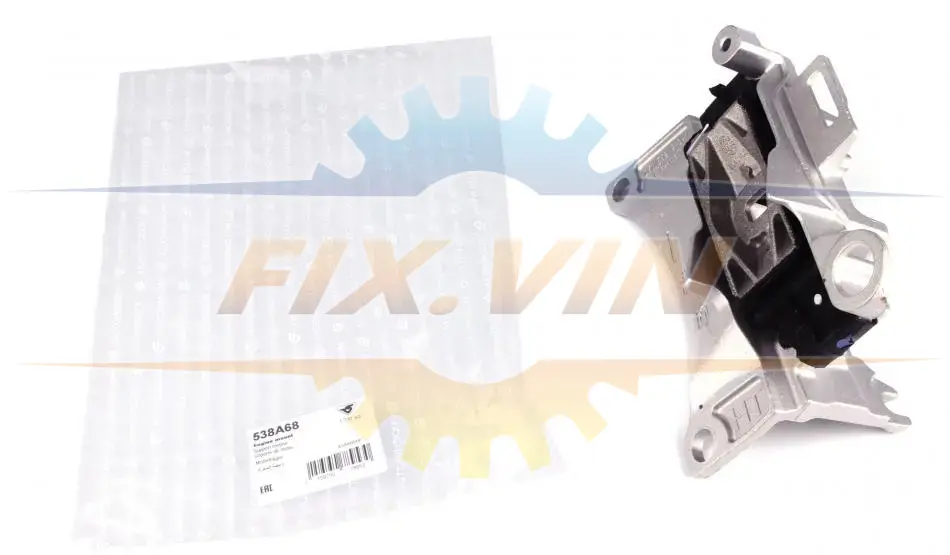 Подушка КПП Renault Megane III/Scenic III 1.2-2.0 08- Л (OE якість) HUTCHINSON 538A68 (фото 1)
