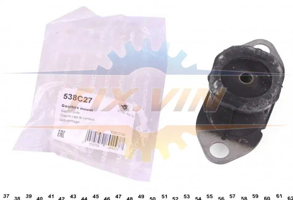 Опора коробки передач Renault Captur, Clio IV (12-) Hutchinson HUTCHINSON 538C27 (фото 1)